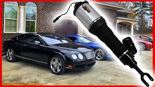 DIY Installation of Air Suspension on Bentley Continental GT Front Strut