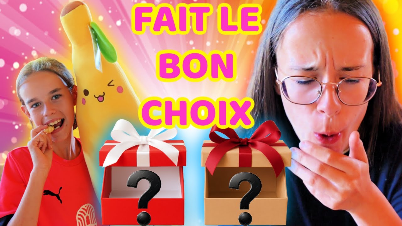 CHALLENGE : FAIT LE BON CHOIX --- ALICYA A FAILLI VOMIR 🤮
