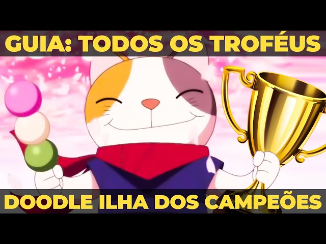 JOGO DO GOOGLE DAS OLIMPÍADAS 2021 - ZERADO - TODOS OS TROFÉUS DA ILHA DOS  CAMPEÕES - DOODLE 