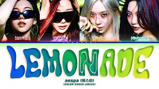 aespa -lemonade song lyrics 