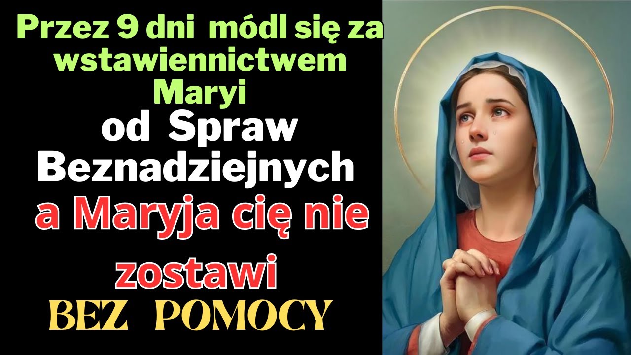Modlitwa Do Matki Boskiej Rozwiązującej Węzły Potężna i cudowna modlitwa do Matki Bożej. - YouTube