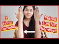 Three Instant Suntan Removal Home Remedies - Get Even Skin Tone Naturally