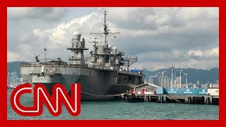 China bans US military visits to Hong Kong over protest support