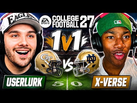 X-VERSE VS LURK COLLEGE FOOTBALL 27 MASCOT MODE...