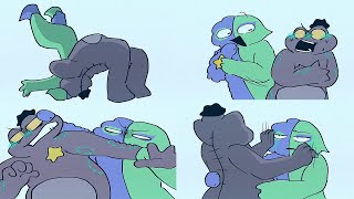 Sheriff Toadster Vs Jester Scene Garden Of Banban 8 Comic Dubs