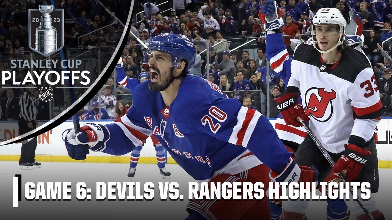 Devils Trounce Rangers in Game 7, Win First Playoff Series Since