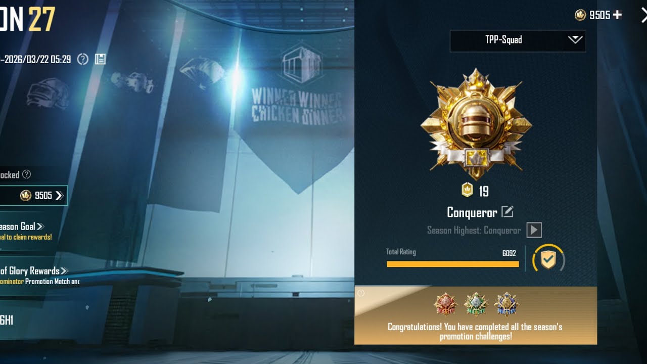 10KD Fastest Conqueror Player🔥| Top 100 Rank in India 