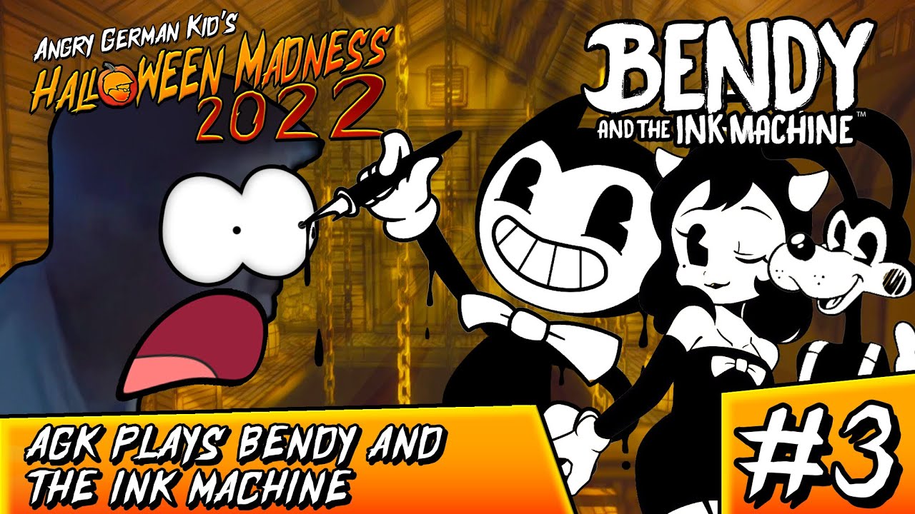 AGK's Halloween Madness 2022 #3: AGK Plays Bendy and The Ink Machine