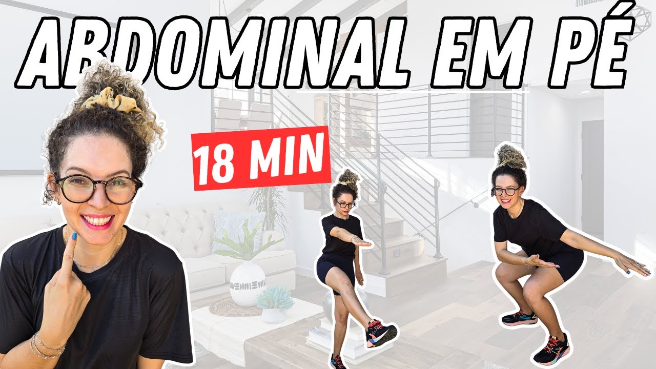 Treino de ABDOMINAL em pé para ELIMINAR muito gordura da BARRIGA