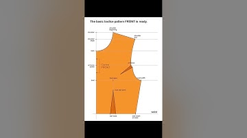 Basic bodice pattern for beginners #fashion
