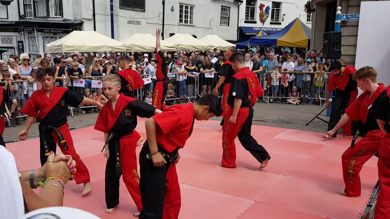 Academy martial arts demo team 2017 carnival - YouTube