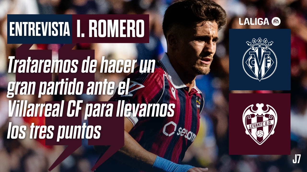 Iván Romero: "Trataremos de hacer un gran partido ante el Villarreal CF para llevarnos la victoria"