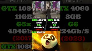 GTX 1080 Ti vs RTX 4060 😳 Old King DESTROYS New GPU?! #benchmark #pcmemes #memes