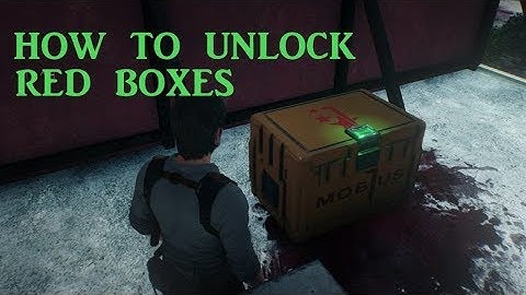 The Evil Within 2 - HOW TO UNLOCK I OPEN RED BOXES in SYKES MISSION