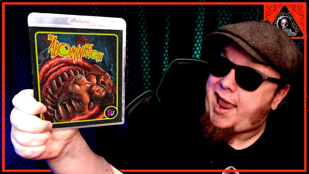 The Abomination (1986) Blu Ray Review - Lovecraftian Man Eating Tumor - Visual Vengeance