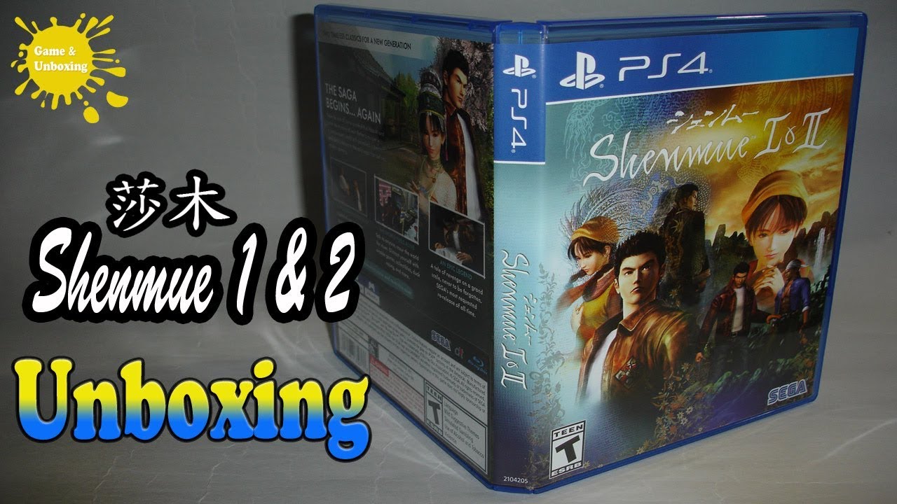 Shenmue 1 & 2 PS4 Unboxing & Overview - YouTube