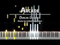 Duncan Laurence Arcade Piano Cover Tutorial By LittleTranscriber Duncan Laurence Arcade Piano Cover Tutorial By LittleTranscriber