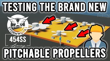 Testing the NEW Pitchable Propellers in Stormworks