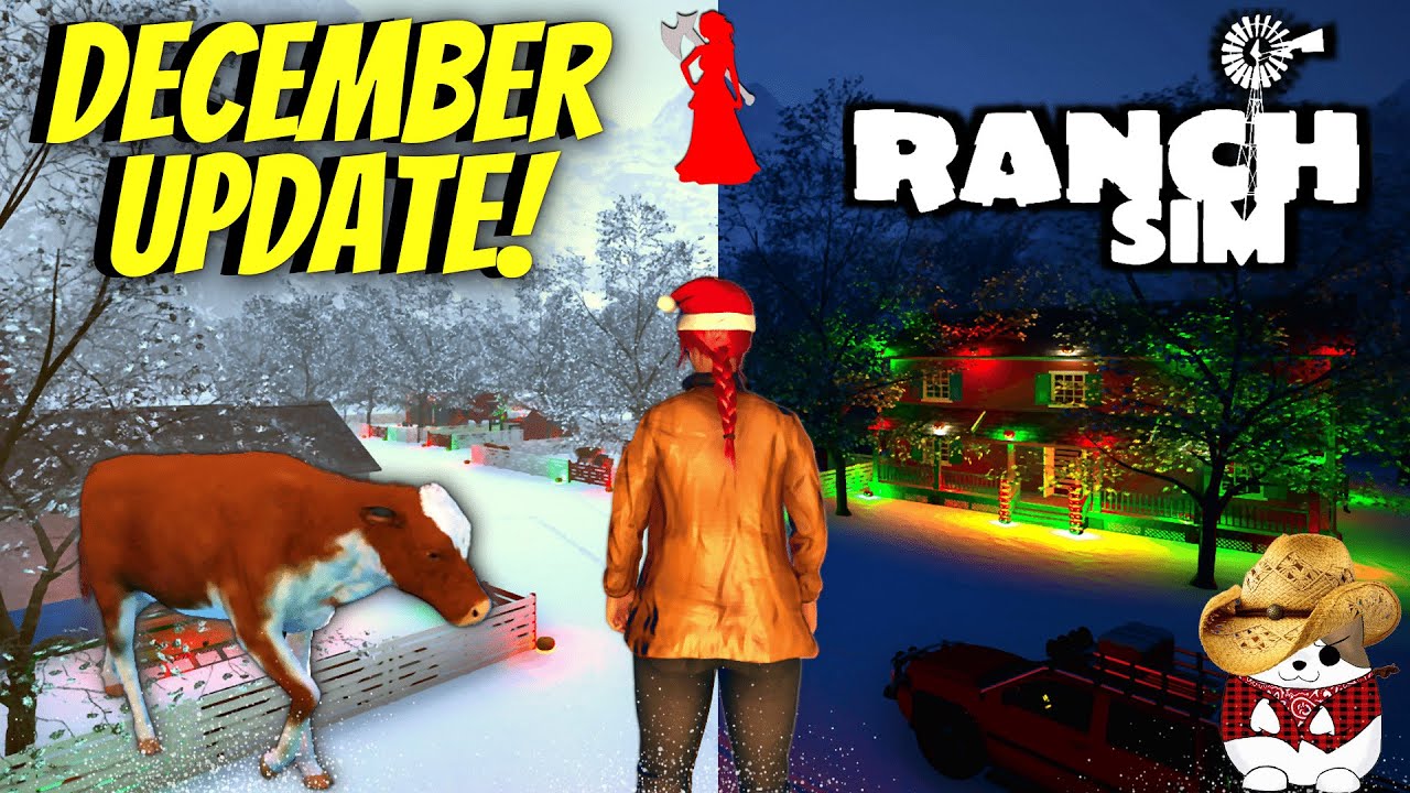 Bulls Ranch Simulator *New December Update!* Bulls, Calves And Christmas! | Ranch Simulator ...