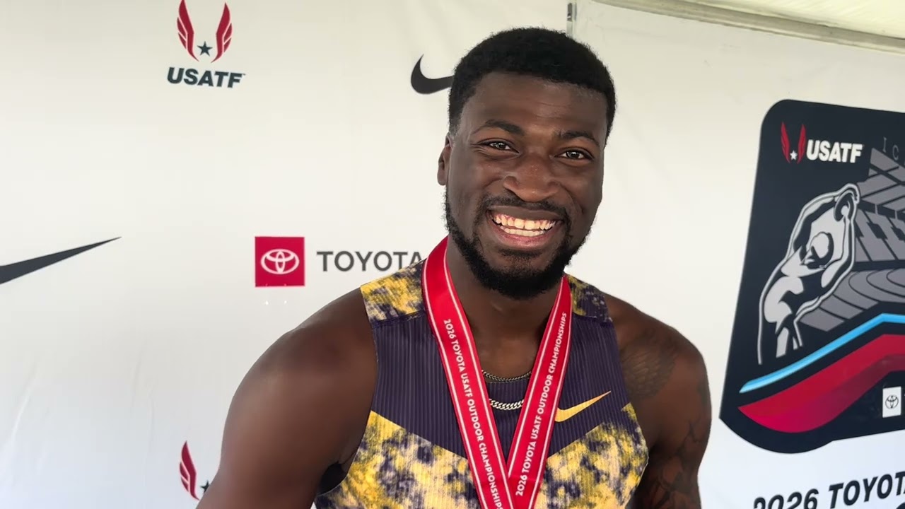 Cordell Tinch Explains Decision To Race U.S. 110mH Final, Shares On Long Jump Plans