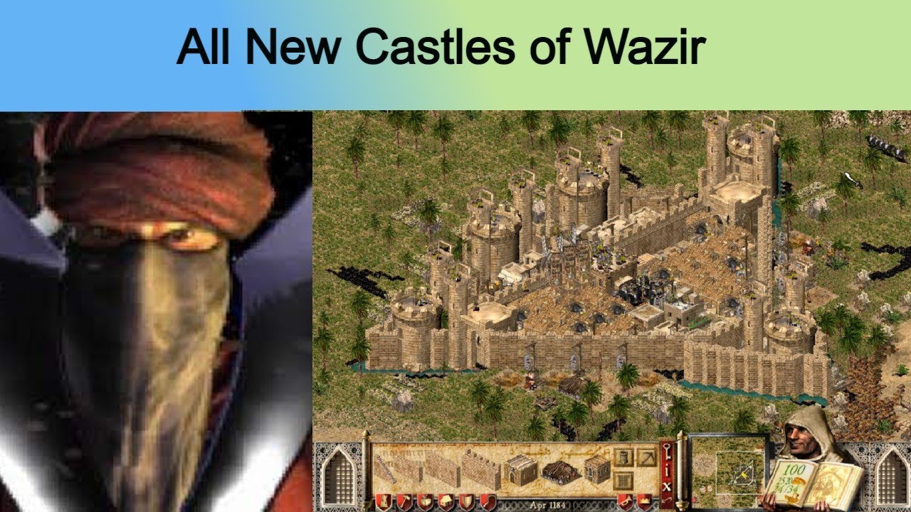The All new Castles of Wazir | AI Castles | Stronghold Crusader | UCP mode designed Castles