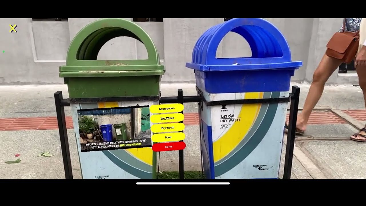 Create awareness on Solid Waste Management using Augmented Reality for BBMP YouTube
