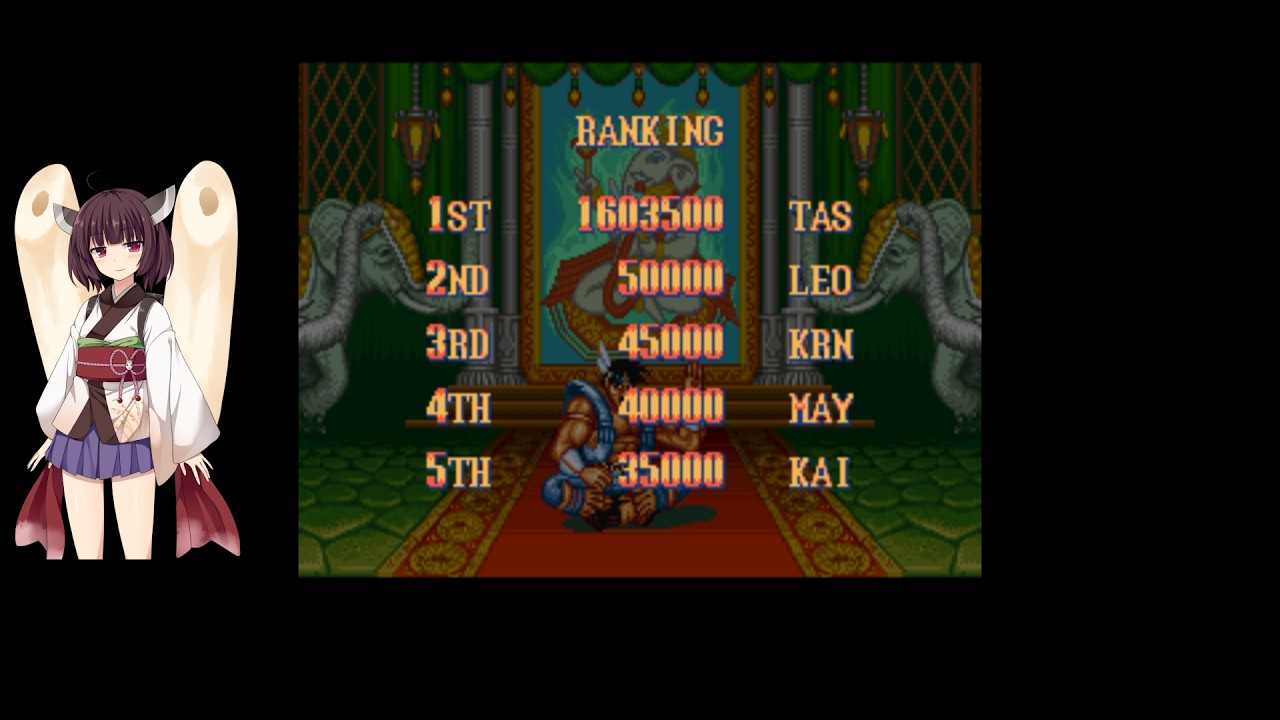 [TAS] [SFC] スーパーストリートファイター2 サンダーホーク移動なし必殺技オンリーTAS