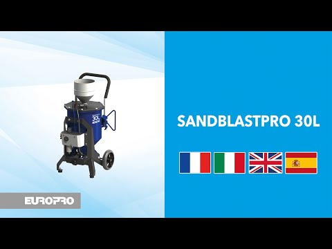Sableuse Sandblastpro 30 utilisation et maintenance