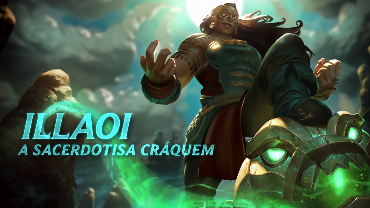 Illaoi, a Sacerdotisa Cráquem - League of Legends