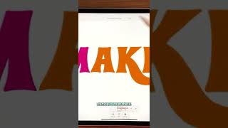 Animate Your Lettering in Adobe Fresco | Pt. 1 #shorts #adobefresco