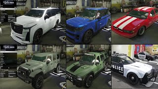 GTA 5 Online - All Unreleased Vehicles Customization | Chop Shop DLC