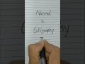 c Calligraphy letter 🤩✍️ #shortsfeed #shorts #viralvideo