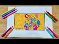 When Mommy Rouge Gets Angry! | Coloring the Sonic Family with LaLa Cartoon