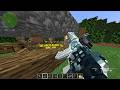 Villagers Hired Me to Destroy the Pillager Fortress Using Modern Weapons in Minecraft!