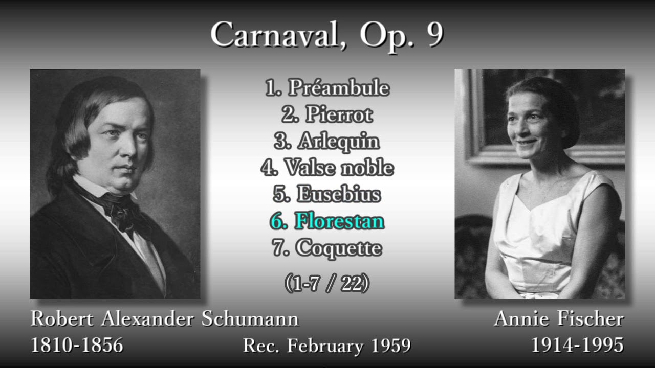 Schumann: Carnaval, A. Fischer (1959) シューマン 謝肉祭 A