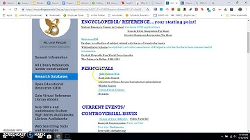 Library Databases-Works Cited
