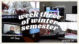 Week 3 of Winter Semester ❄️ | Finding My Flow & Cozy Study Days