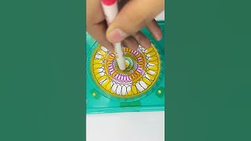 ASMR Spirograph Creations: Relaxing Patterns for Deep Calm! #art #shorts #spirograph #2024 #asmr