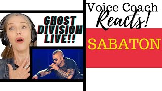 Voice Coach Reacts | SABATON | Ghost Division | LIVE at Woodstock | FIRST LISTEN!