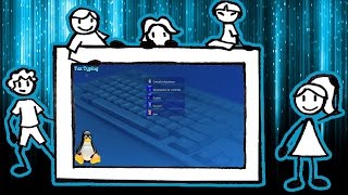 Tux Typing - Programa De Digitação - Inclusão Digital Na Escola