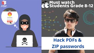 Cyber Security Basics | Lesson #11 | Hack PDFs and ZIP passwords | Coding Blocks Junior