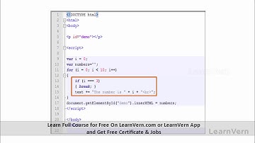 What Is Loop Control In Javascript In Hindi? - Free On LearnVern