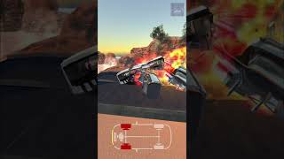 BUS vs IMPOSSIBLE FIRE JUMP 💀 1% HP STUNTS #5