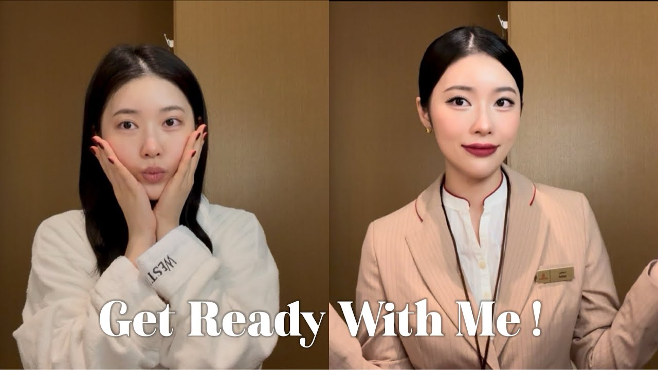 Готовьтесь вместе со мной! Учебник по макияжу для бортпроводников Emirates | GRWM 💄👠 | Макияж для...
