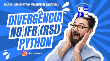 Aula 31 - Divergência no IFR (RSI) - Python Para Finanças Quantitativas