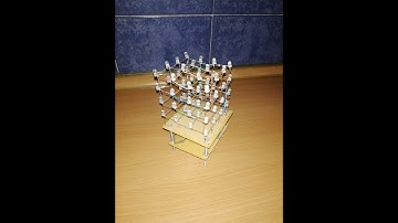 LED Cube 4x4x4 PIC16F877A v2.0