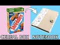 Easy DIY Notebooks from Cereal Boxes *How To Make Custom Books & Journals from Recycled Cardboard