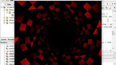 [Java] 3D from scratch - Spiral Tunnel Effect Test #1