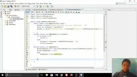 Faktorial dan Fibonanci dengan rekursif menggunakan java