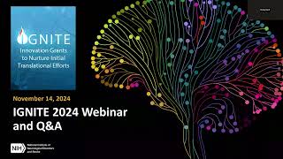 2024 NINDS IGNITE Program Funding Opportunities and Q&A